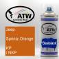 Preview: Jeep, Sprintz Orange, KP / NKP: 400ml Sprühdose, von ATW Autoteile West.